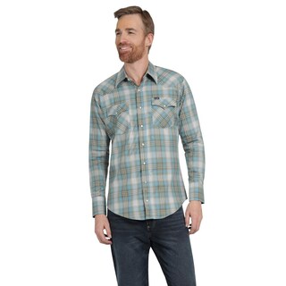 Foto 1 | Foto 1 | Camisa Vaquera Hombre Wrangler Regular Fit Manga Larga 300 Verde