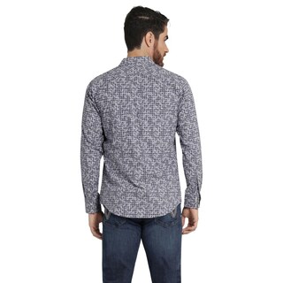 Foto 3 | Foto 3 | Camisa Vaquera Hombre Wrangler Slim Fit Manga Larga 436 Azul