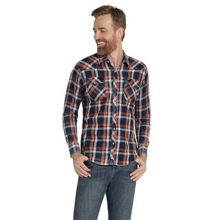 Foto 1 | Foto 1 | Camisa Vaquera Hombre Wrangler Slim Fit Manga Larga 440 Azul Marino