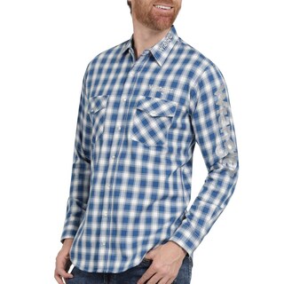 Foto 5 | Foto 5 | Camisa Vaquera Hombre Wrangler Regular Fit Manga Larga 343 Azul