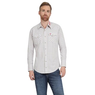 Foto 1 | Foto 1 | Camisa Vaquera Hombre Wrangler Regular Fit Manga Larga 379 Beige