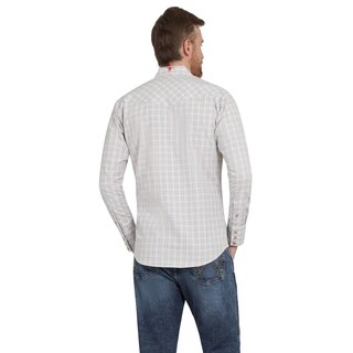 Foto 3 | Foto 3 | Camisa Vaquera Hombre Wrangler Regular Fit Manga Larga 379 Beige