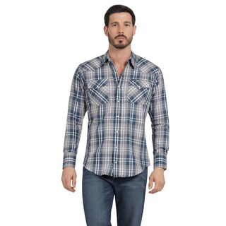 Foto 1 | Foto 1 | Camisa Vaquera Hombre Wrangler Regular Fit Manga Larga 301 Gris