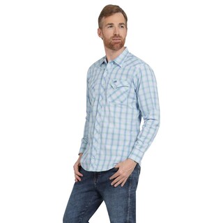 Foto 2 | Foto 2 | Camisa Vaquera Hombre Wrangler Slim Fit Manga Larga 449 Azul Cielo