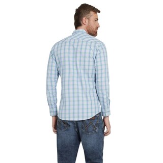 Foto 3 | Foto 3 | Camisa Vaquera Hombre Wrangler Slim Fit Manga Larga 449 Azul Cielo