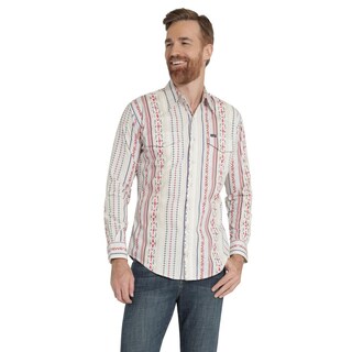 Foto 1 | Foto 1 | Camisa Vaquera Hombre Wrangler Regular Fit Manga Larga 364 Blanco