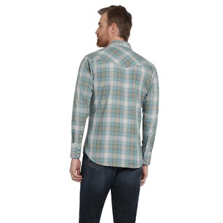 Foto 3 | Foto 3 | Camisa Vaquera Hombre Wrangler Regular Fit Manga Larga 300 Verde