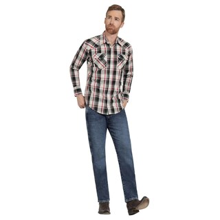 Foto 4 | Foto 4 | Camisa Vaquera Hombre Wrangler Regular Fit Manga Larga 302 Negro