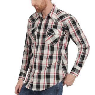 Foto 5 | Foto 5 | Camisa Vaquera Hombre Wrangler Regular Fit Manga Larga 302 Negro