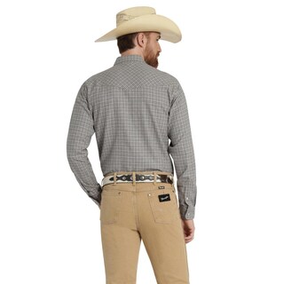 Foto 3 | Foto 3 | Camisa Vaquera Hombre Wrangler Regular Fit Manga Larga 360 Gris