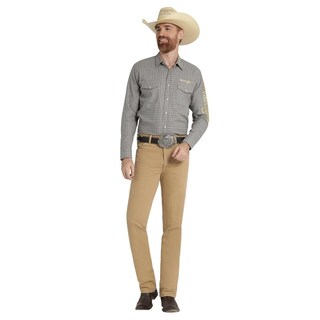 Foto 4 | Foto 4 | Camisa Vaquera Hombre Wrangler Regular Fit Manga Larga 360 Gris