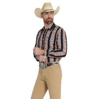 Foto 2 | Foto 2 | Camisa Vaquera Hombre Wrangler Regular Fit Manga Larga 362 Negro