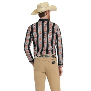 Foto 3 | Foto 3 | Camisa Vaquera Hombre Wrangler Regular Fit Manga Larga 362 Negro