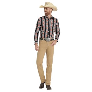 Foto 4 | Foto 4 | Camisa Vaquera Hombre Wrangler Regular Fit Manga Larga 362 Negro
