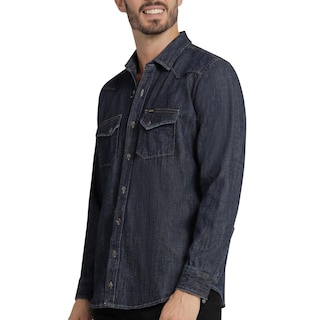 Foto 5 | Foto 5 | Camisa Casual Hombre Lee Slim Fit 176 Azul Marino