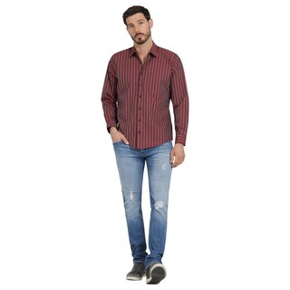 Foto 4 | Foto 4 | Camisa Casual Hombre Lee Slim Fit 222 Rojo