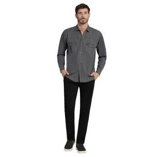 Foto 4 | Foto 4 | Camisa Casual Hombre Lee Slim Fit 261 Negro