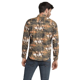 Foto 3 | Foto 3 | Camisa Casual Hombre Lee Ultra Slim Fit 263 Naranja