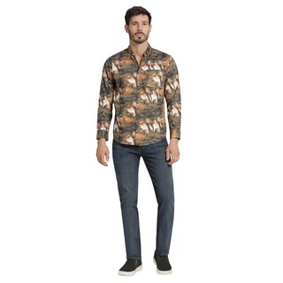 Foto 4 | Foto 4 | Camisa Casual Hombre Lee Ultra Slim Fit 263 Naranja