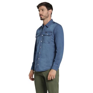 Foto 2 | Foto 2 | Camisa Casual Hombre Lee Slim Fit 185 Azul Marino