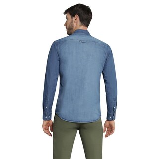 Foto 3 | Foto 3 | Camisa Casual Hombre Lee Slim Fit 185 Azul Marino