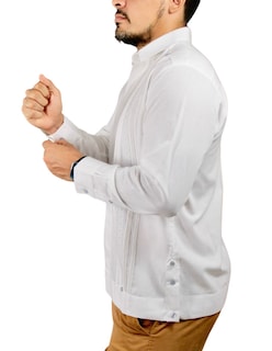 Foto 2 | Foto 2 | Guayabera Teya Artesanal Manga Larga Para Hombre