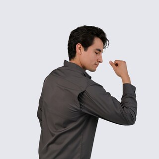 Foto 3 | Foto 3 | Camisa Huggo Valentino Manga Larga Tipo Pescador Gris Hvls114-02