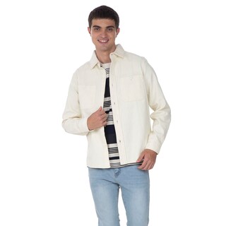 Foto 1 | Foto 1 | Camisa Para Hombre De Pana Lisa Quarry Color Hueso