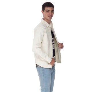 Foto 2 | Foto 2 | Camisa Para Hombre De Pana Lisa Quarry Color Hueso