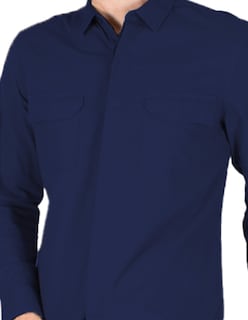 Foto 4 | Foto 4 | Generra | Camisa Manga Larga Para Hombre, Estilo Casual, Con Bolsillos Frontales