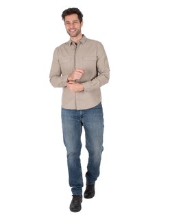 Foto 3 | Foto 3 | Generra | Camisa Manga Larga Para Hombre, Estilo Casual, Con Bolsillos Frontales