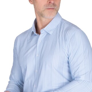 Foto 4 | Foto 4 | Generra | Camisa Rayas Finas De Manga Larga Para Hombre