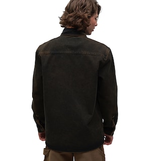 Foto 3 | Foto 3 | Sobrecamisa De Mezclilla Mchk. Bolsillos Al Frente, Caballero, Color Roca. Modelo 8074