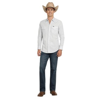 Foto 4 | Foto 4 | Camisa Vaquera Wrangler Hombre 20 Extreme Slim Manga Larga 819 Blanco