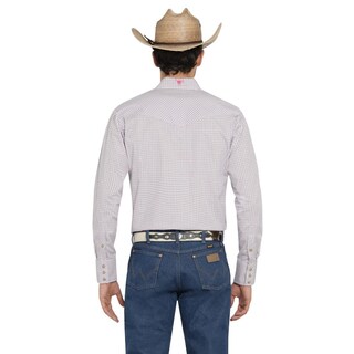 Foto 3 | Foto 3 | Camisa Vaquera Wrangler Hombre Cuernos Chuecos Regular Manga Larga 871 Rojo