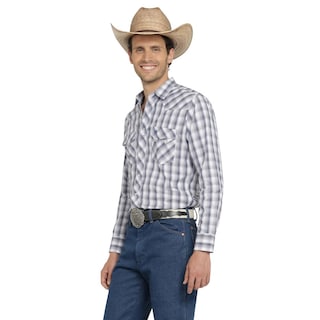 Foto 2 | Foto 2 | Camisa Vaquera Wrangler Hombre Western Fashion Slim Manga Larga 471 Azul