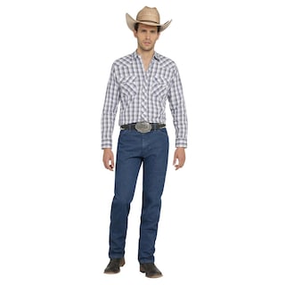 Foto 4 | Foto 4 | Camisa Vaquera Wrangler Hombre Western Fashion Slim Manga Larga 471 Azul