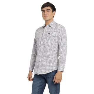 Foto 2 | Foto 2 | Camisa Vaquera Wrangler Hombre 20 Extreme Slim Manga Larga 605 Blanco