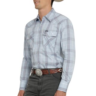 Foto 5 | Foto 5 | Camisa Vaquera Wrangler Hombre Painted Desert Regular Manga Larga 517 Gris