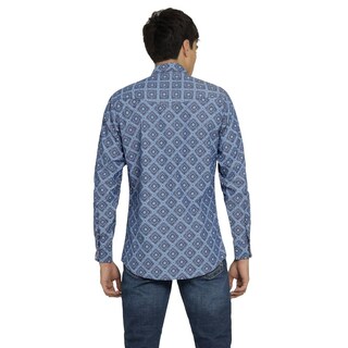 Foto 3 | Foto 3 | Camisa Vaquera Wrangler Hombre Retro Slim Manga Larga 509 Azul Marino