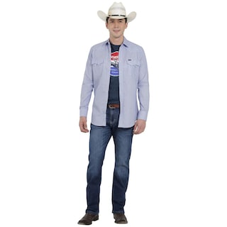 Foto 4 | Foto 4 | Camisa Vaquera Wrangler Hombre 20 Extreme Slim Manga Larga 764 Multicolor