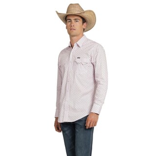 Foto 2 | Foto 2 | Camisa Vaquera Wrangler Hombre 20 Extreme Slim Manga Larga 761 Rosa