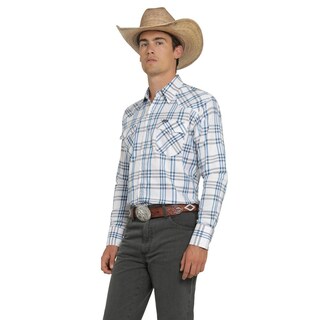 Foto 2 | Foto 2 | Camisa Vaquera Wrangler Hombre Painted Desert Regular Manga Larga 443 Blanco