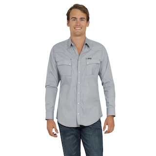 Foto 1 | Foto 1 | Camisa Vaquera Wrangler Hombre 20 Extreme Slim Manga Larga 485 Azul