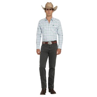 Foto 4 | Foto 4 | Camisa Vaquera Wrangler Hombre Painted Desert Regular Manga Larga 494 Verde