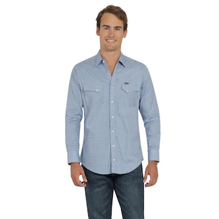 Foto 1 | Foto 1 | Camisa Vaquera Wrangler Hombre 20 Extreme Slim Manga Larga 815 Azul