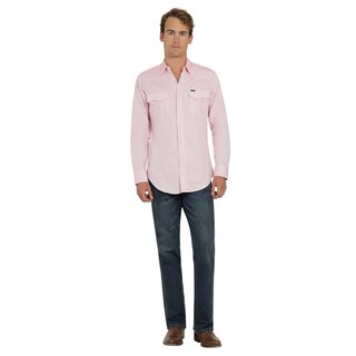 Foto 4 | Foto 4 | Camisa Vaquera Wrangler Hombre 20 Extreme Slim Manga Larga 762 Rosa