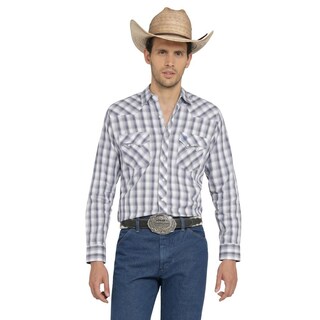 Foto 1 | Foto 1 | Camisa Vaquera Wrangler Hombre Western Fashion Slim Manga Larga 471 Azul