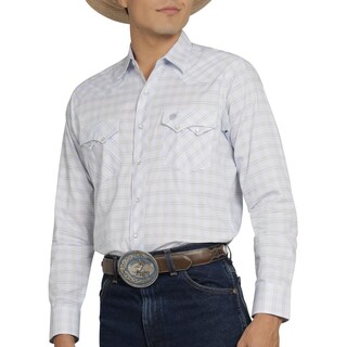 Foto 5 | Foto 5 | Camisa Vaquera Wrangler Hombre Western Fashion Slim Manga Larga 472 Azul