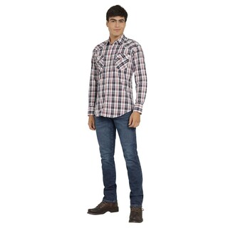 Foto 4 | Foto 4 | Camisa Vaquera Wrangler Hombre Painted Desert Regular Manga Larga 468 Blanco